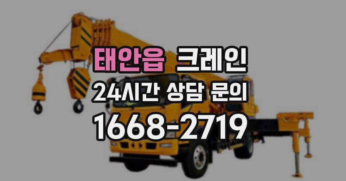 태안읍 크레인