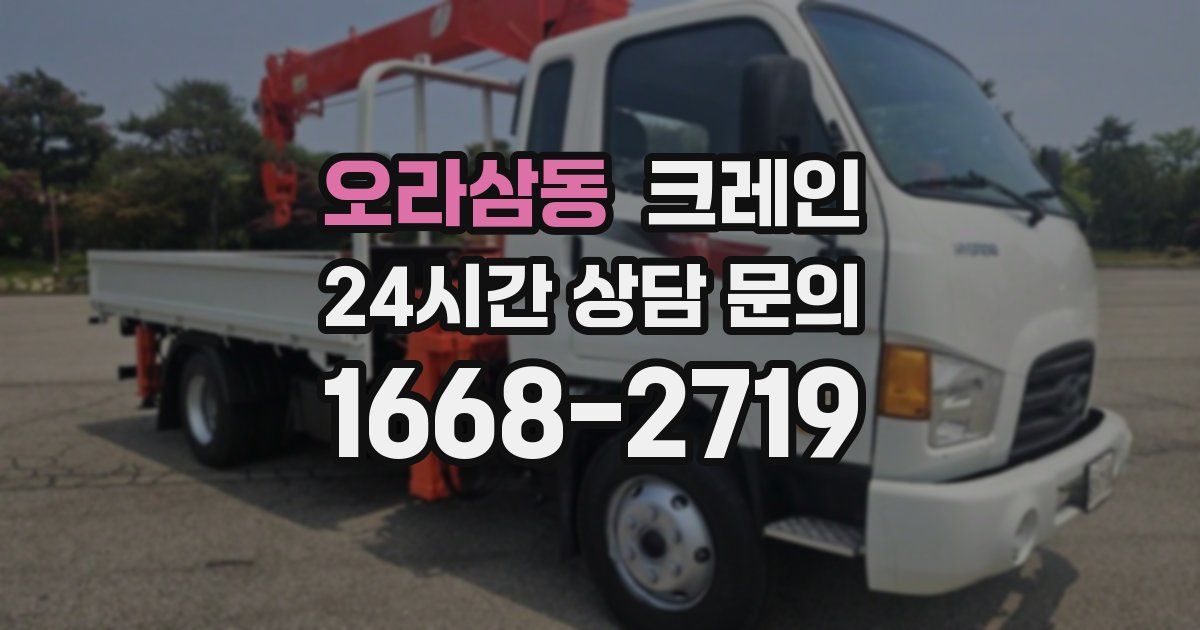 오라삼동 크레인