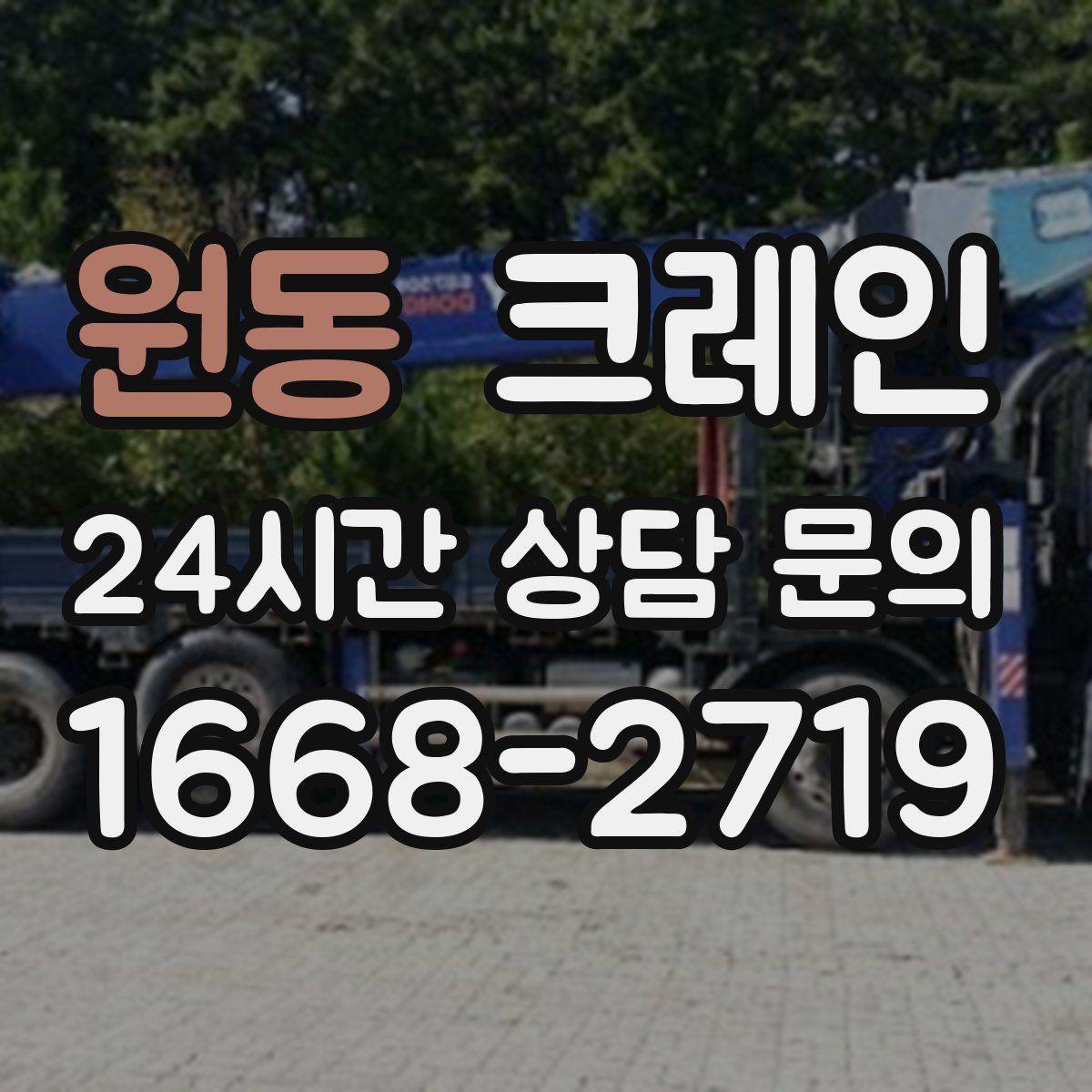 원동 카고 크레인