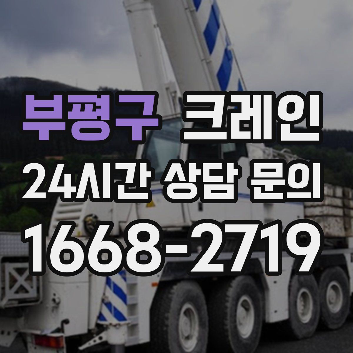 부평구 카고 크레인