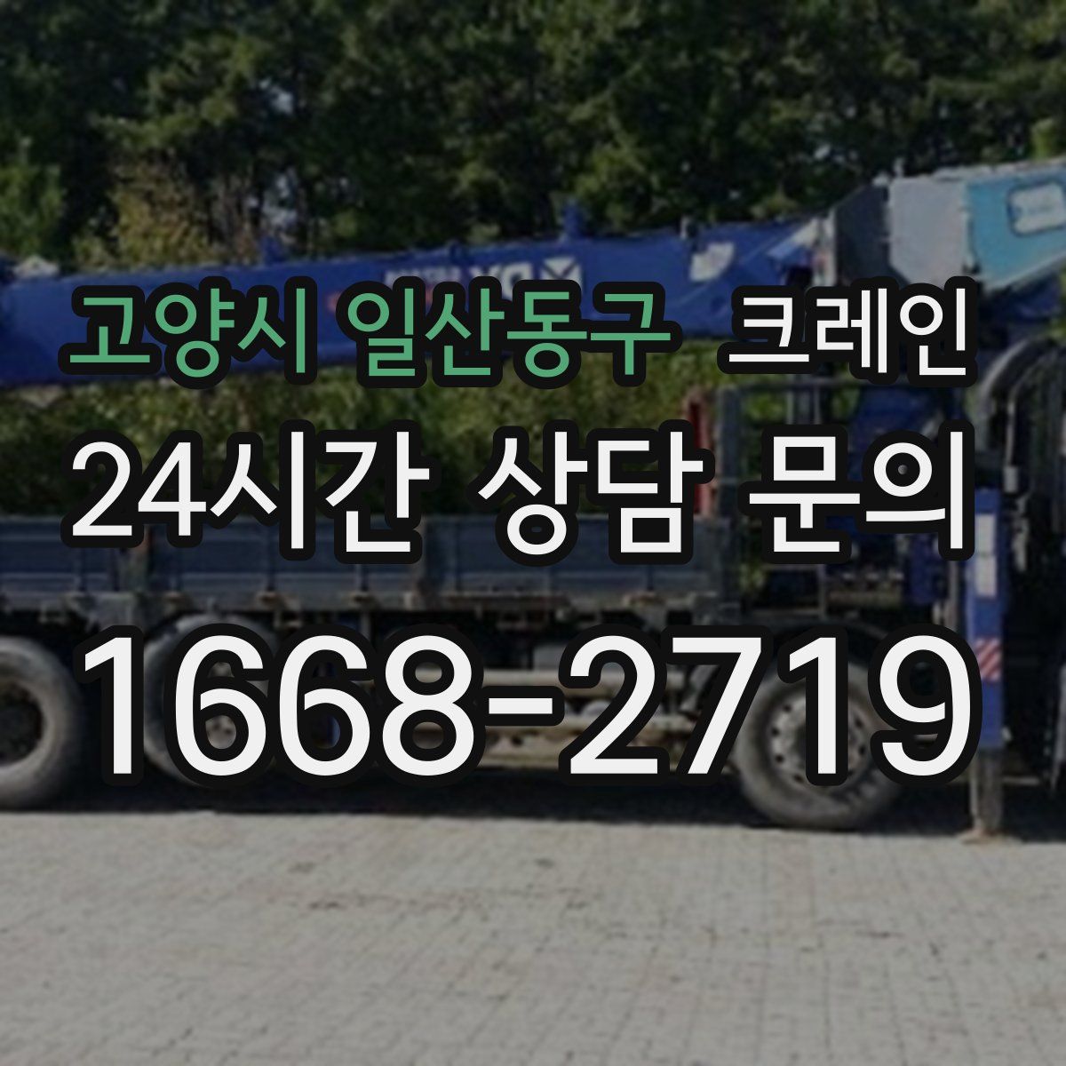 고양시 일산동구 카고 크레인