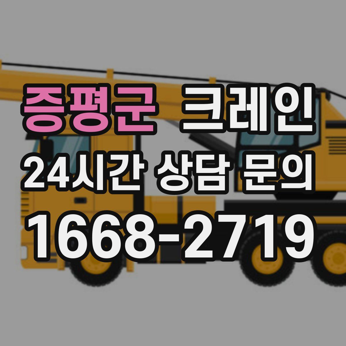 증평군 카고 크레인