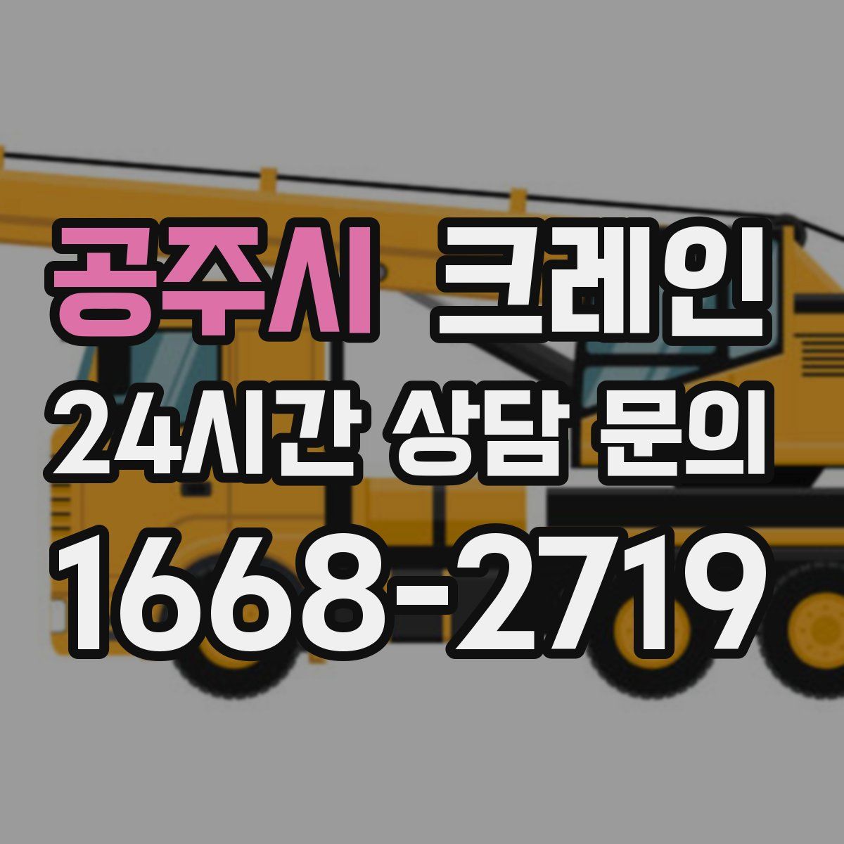 공주시 카고 크레인