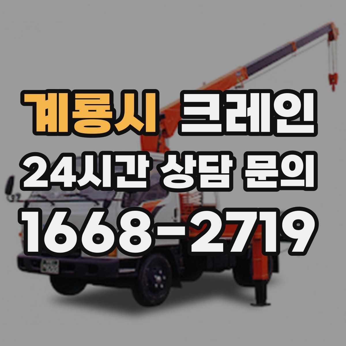 계룡시 카고 크레인