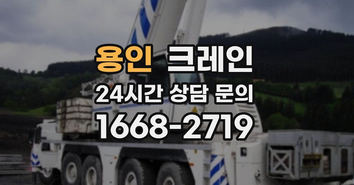 용인 크레인