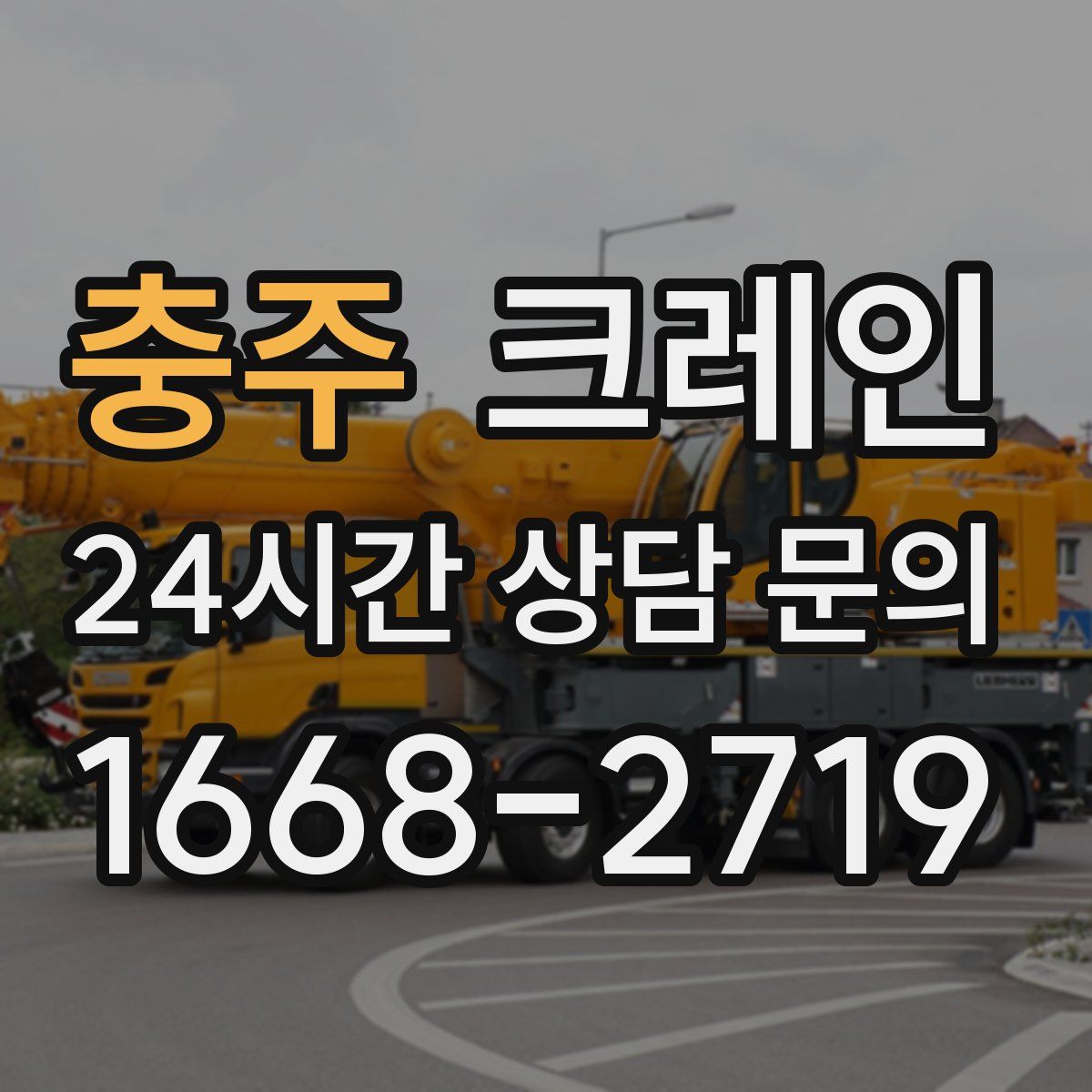충주 카고 크레인