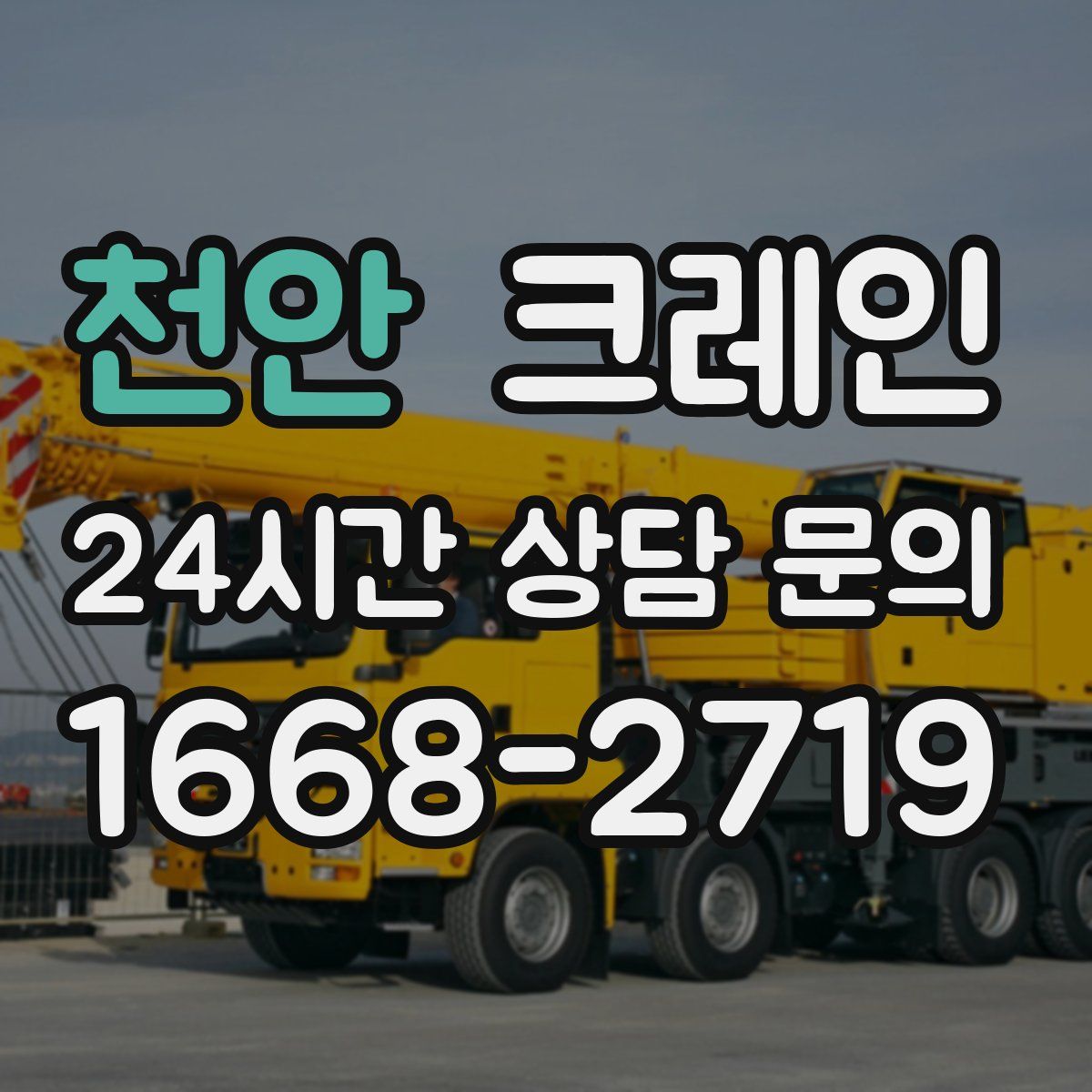천안 카고 크레인