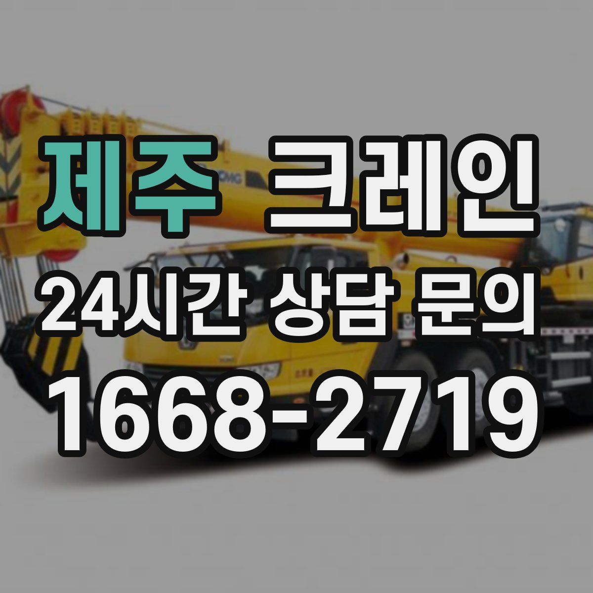 제주 카고 크레인