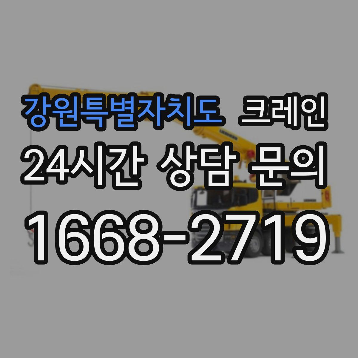 강원특별자치도 카고 크레인