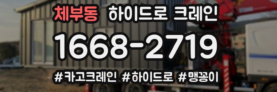 체부동 하이드로 크레인