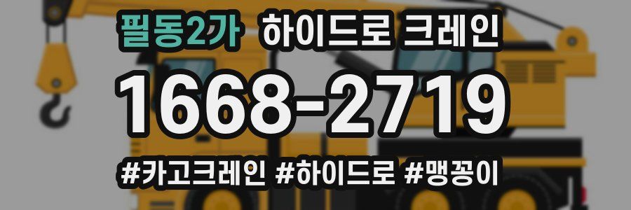 필동2가 하이드로 크레인