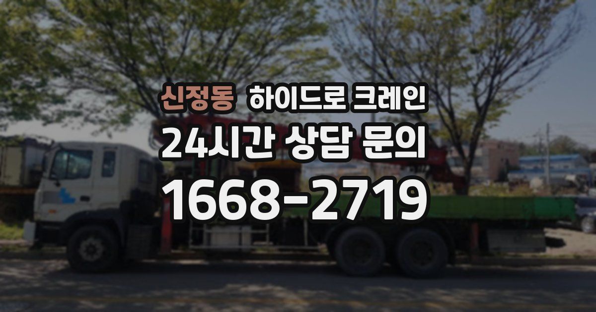 신정동 하이드로 크레인