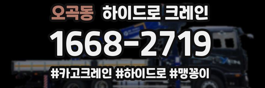 오곡동 하이드로 크레인