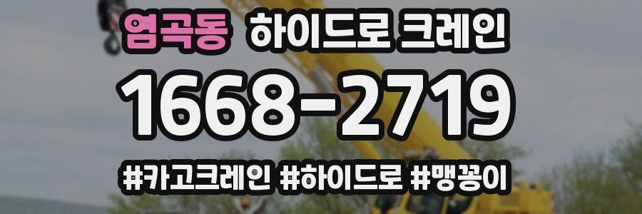 염곡동 하이드로 크레인