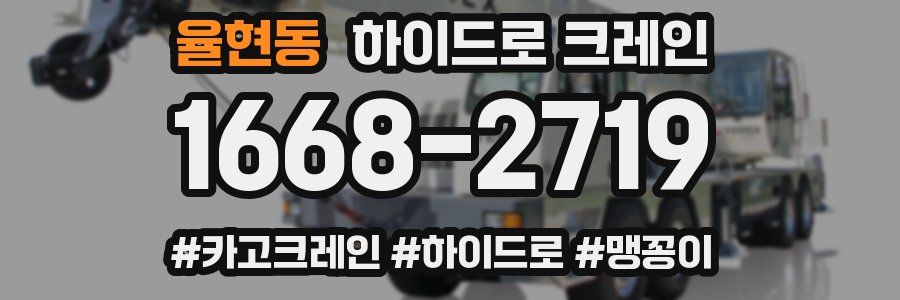 율현동 하이드로 크레인