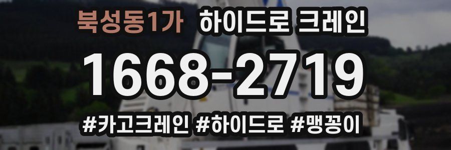 북성동1가 하이드로 크레인