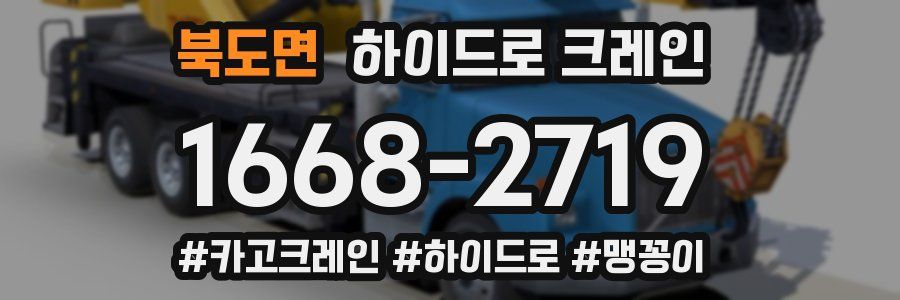 북도면 하이드로 크레인