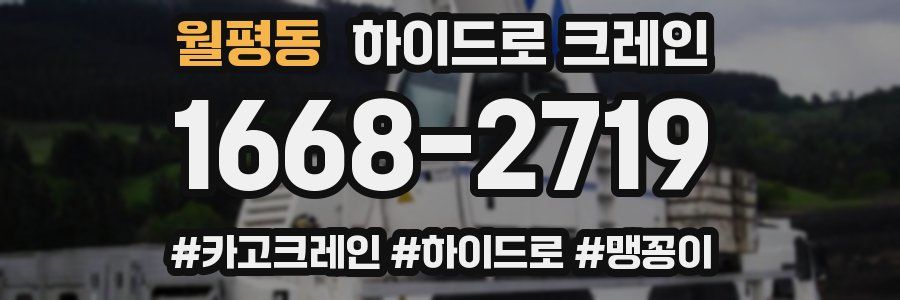 월평동 하이드로 크레인