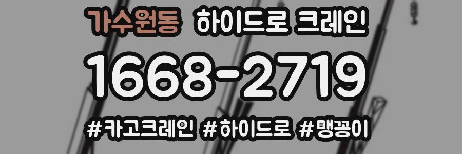 가수원동 하이드로 크레인