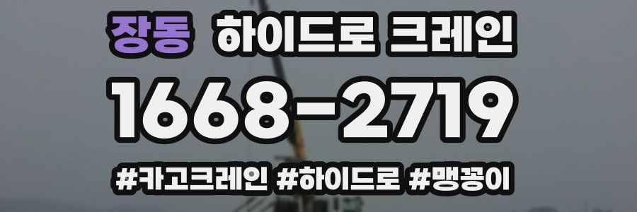 장동 하이드로 크레인