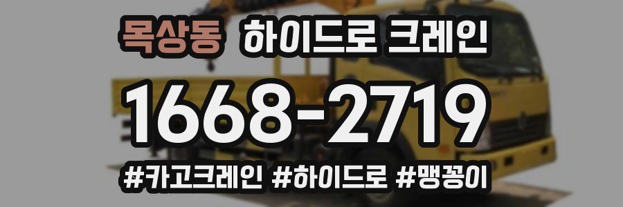 목상동 하이드로 크레인