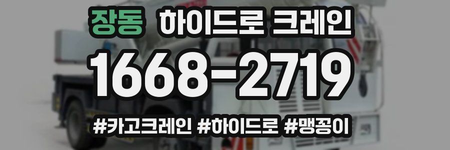 장동 하이드로 크레인
