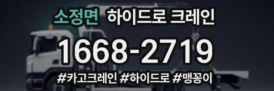 소정면 하이드로 크레인