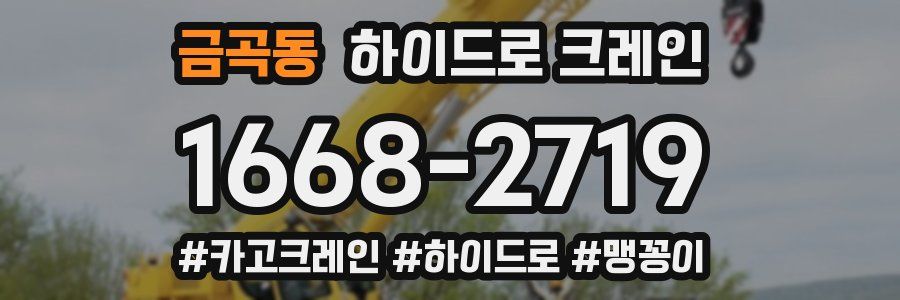 금곡동 하이드로 크레인