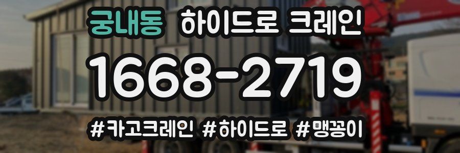 궁내동 하이드로 크레인