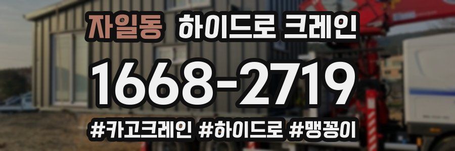 자일동 하이드로 크레인