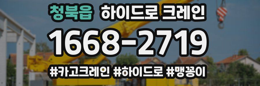 청북읍 하이드로 크레인