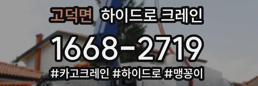 고덕면 하이드로 크레인