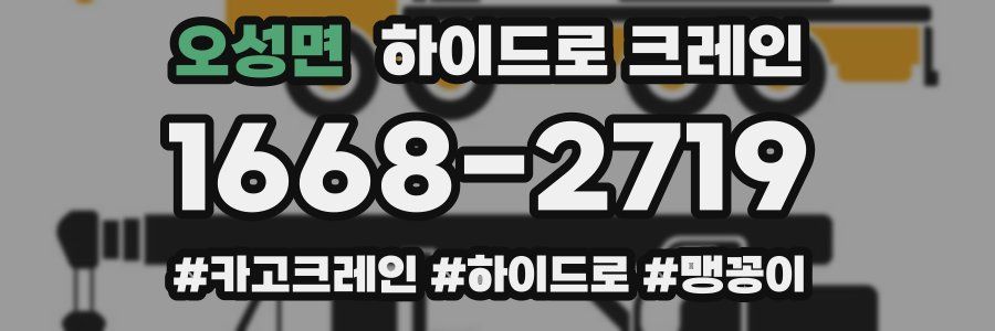 오성면 하이드로 크레인