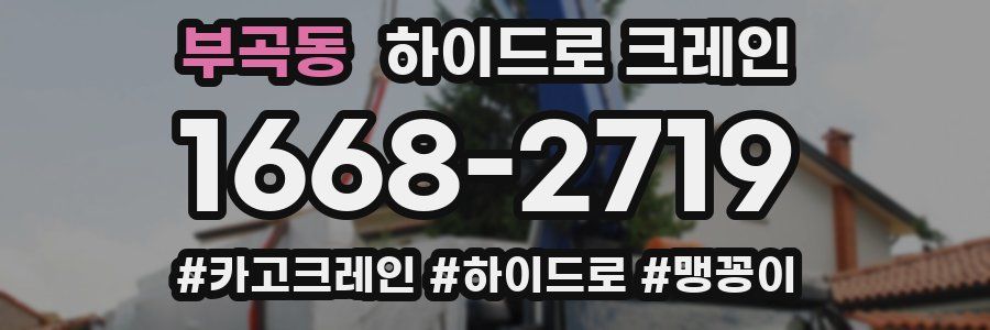 부곡동 하이드로 크레인