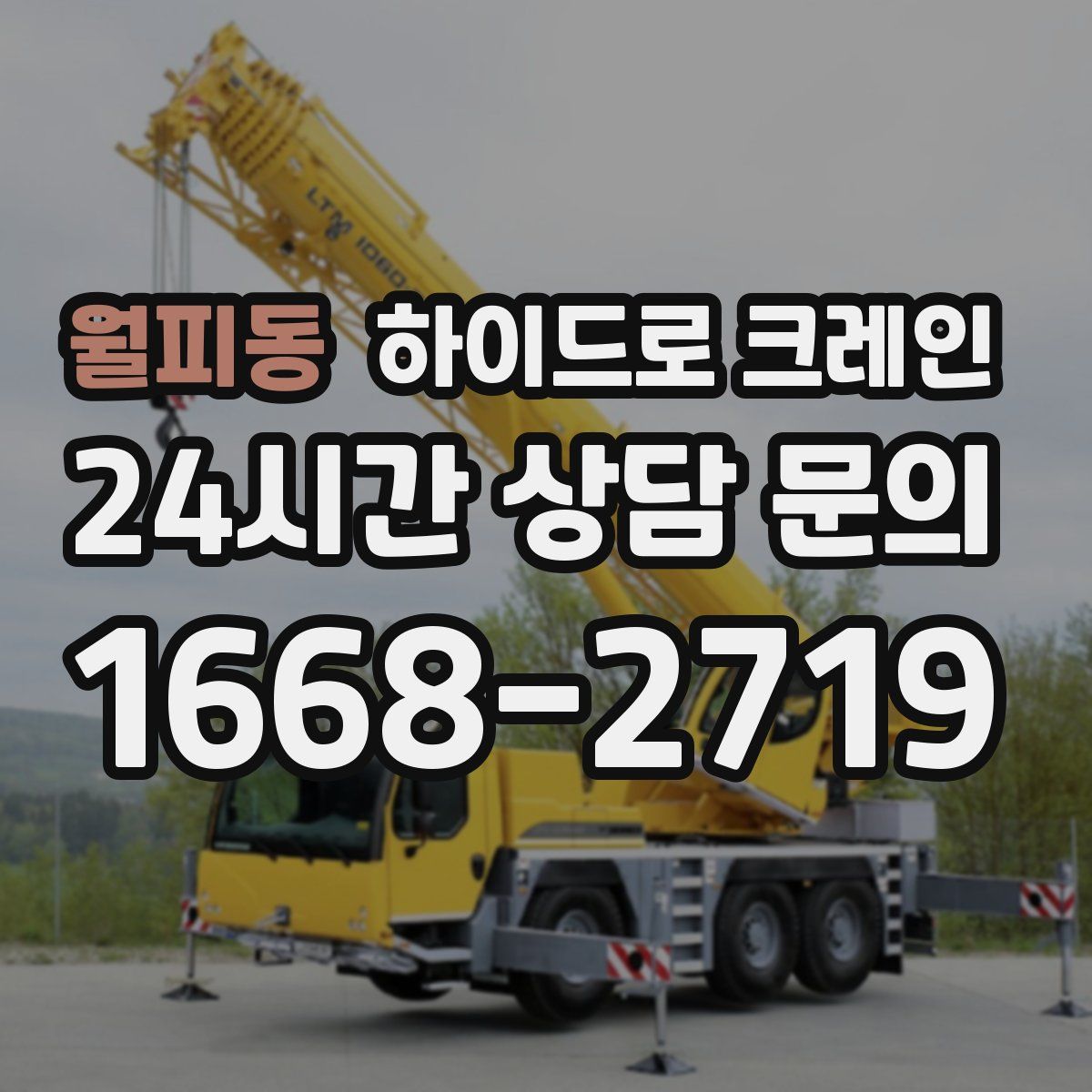 월피동 하이드로 크레인