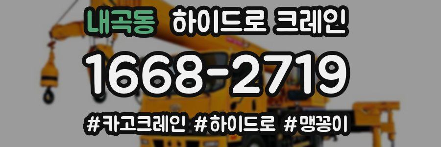 내곡동 하이드로 크레인