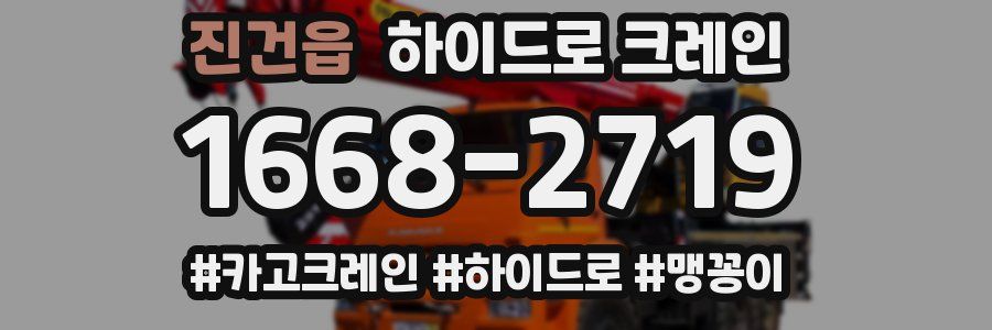 진건읍 하이드로 크레인