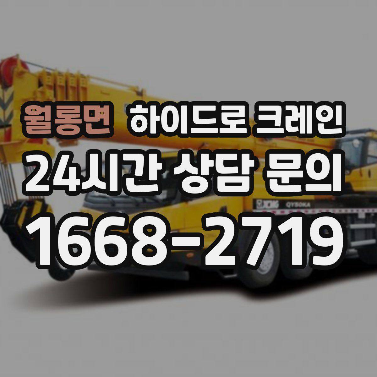 월롱면 하이드로 크레인