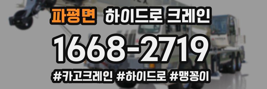 파평면 하이드로 크레인