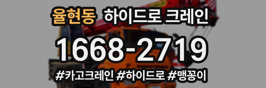 율현동 하이드로 크레인