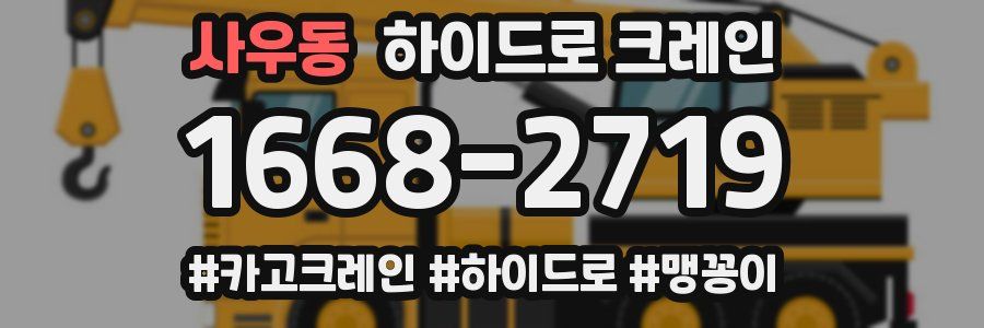 사우동 하이드로 크레인