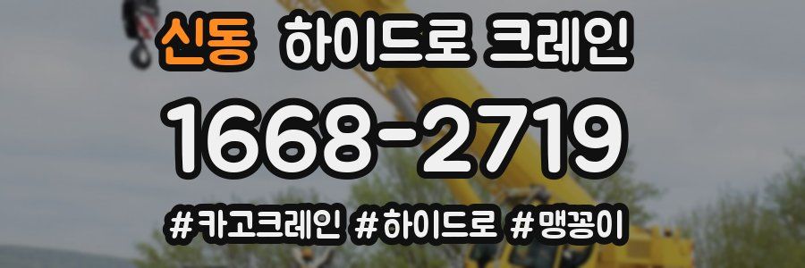 신동 하이드로 크레인