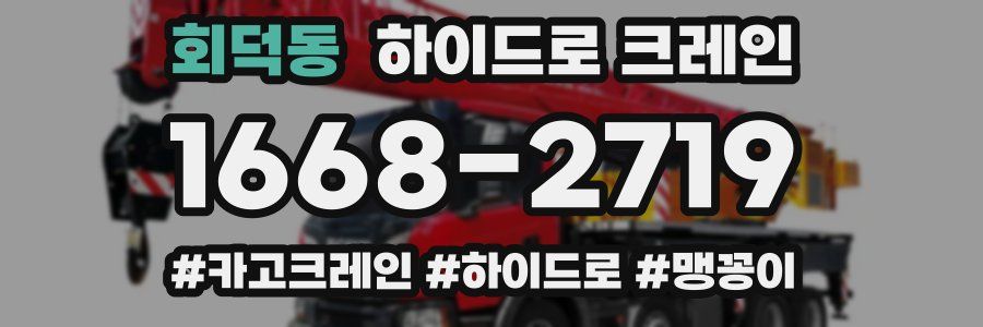 회덕동 하이드로 크레인