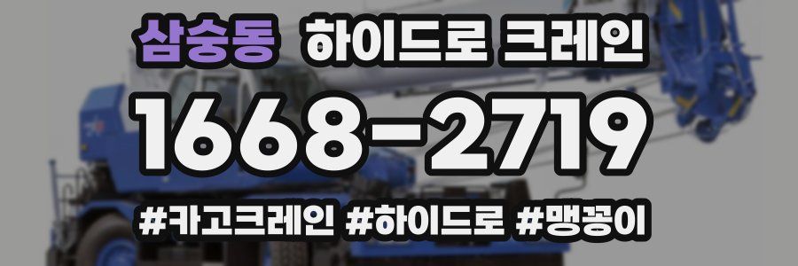 삼숭동 하이드로 크레인