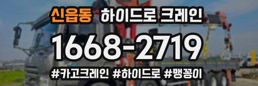 신읍동 하이드로 크레인