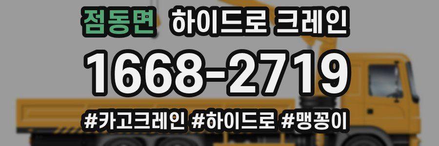 점동면 하이드로 크레인