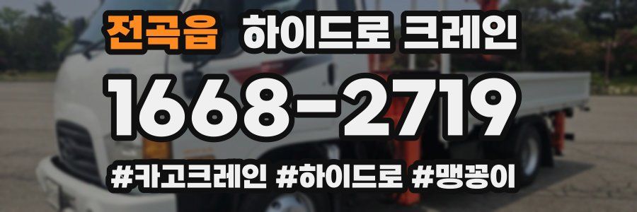 전곡읍 하이드로 크레인