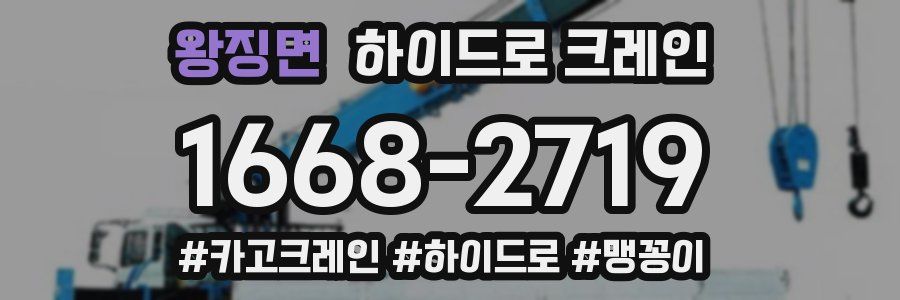 왕징면 하이드로 크레인