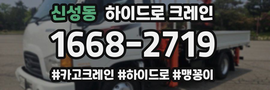 신성동 하이드로 크레인