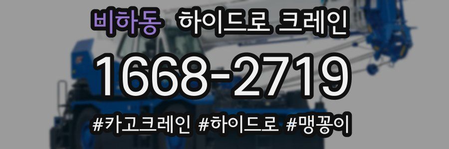 비하동 하이드로 크레인